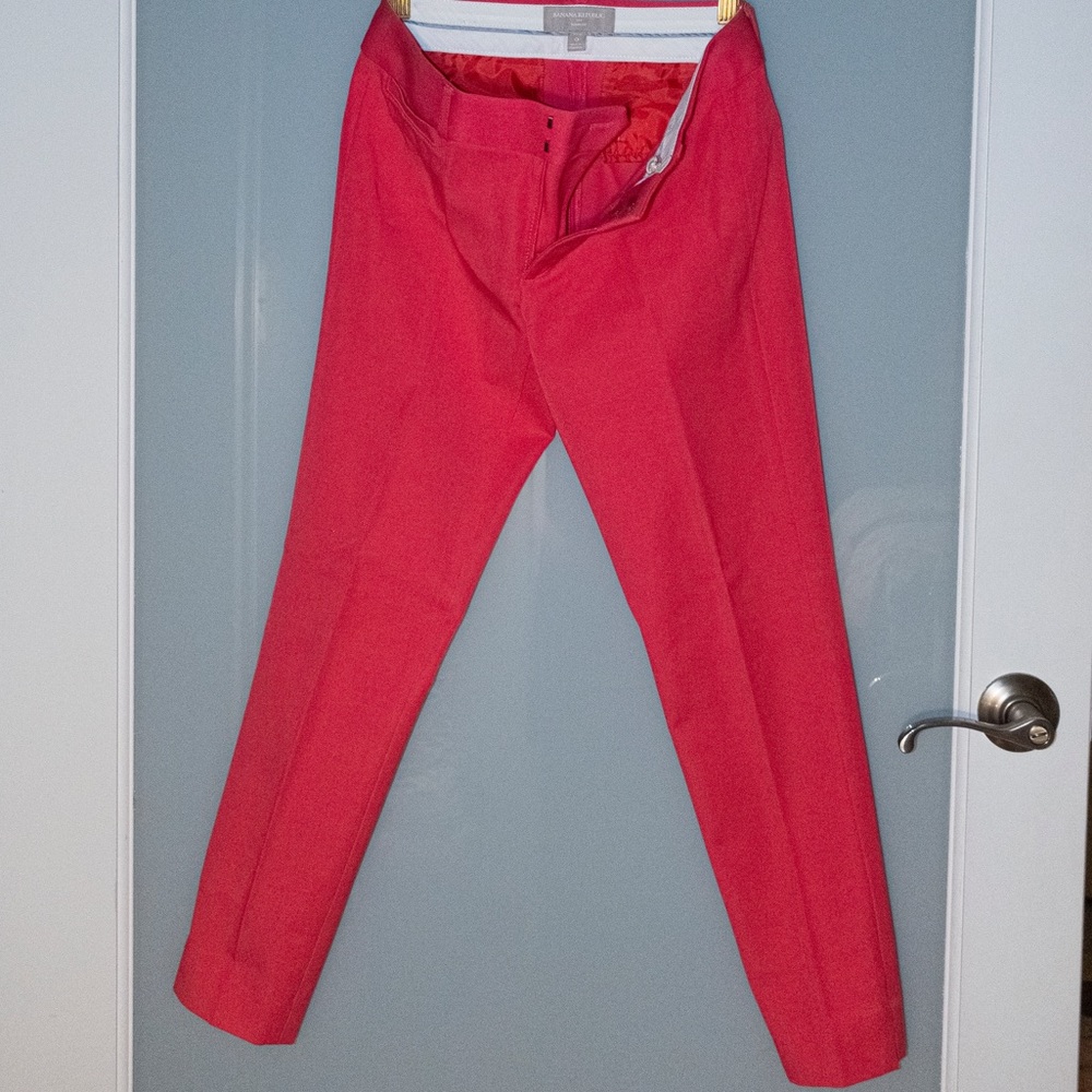 Rose Pink Crop Pants